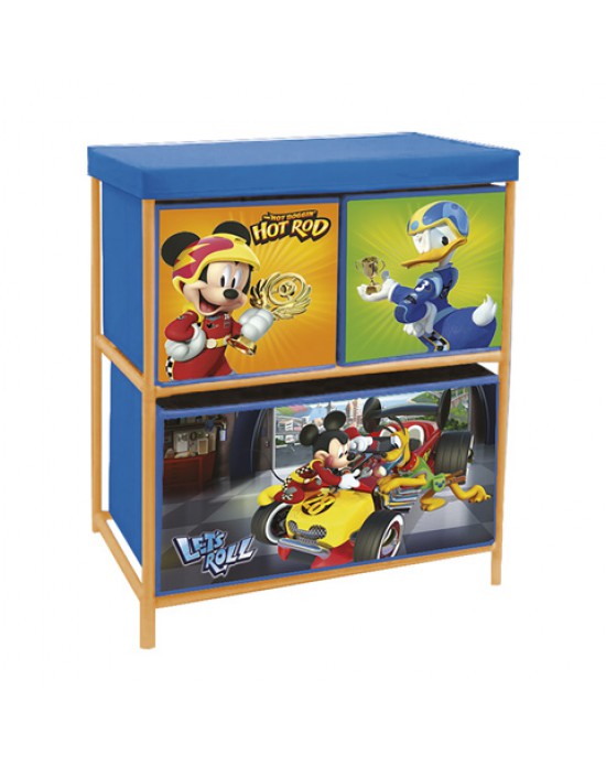Disney mickey 3 tárolófiókos polc ajándék dobozban MKR